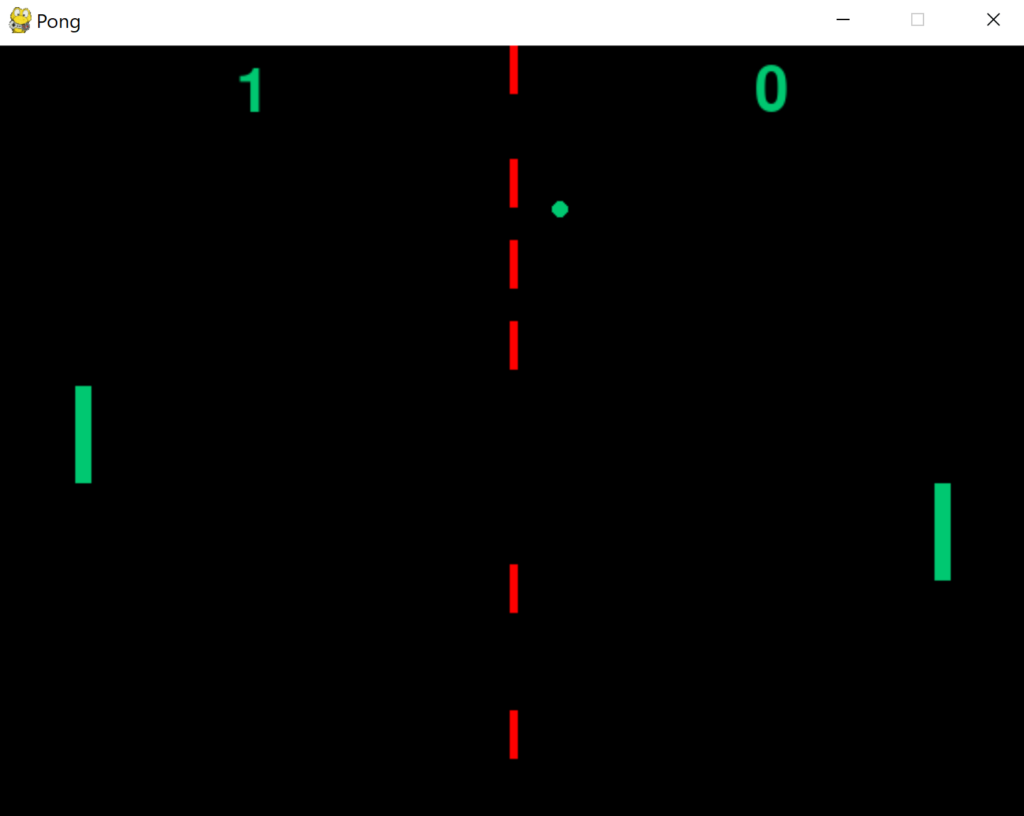 Variante di Pong con il muro centrale.