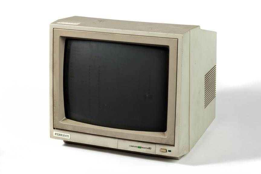 Un esempio di monitor CRT degli anni '80.